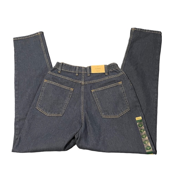 L.L. Bean Women's Double L® Jeans, Relaxed Fit Comfort Waist Size 10 MT - Picture 5 of 10